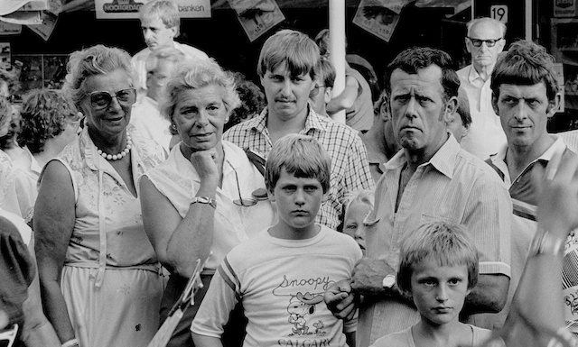 Blije gezichten op de Eibertjesmarkt