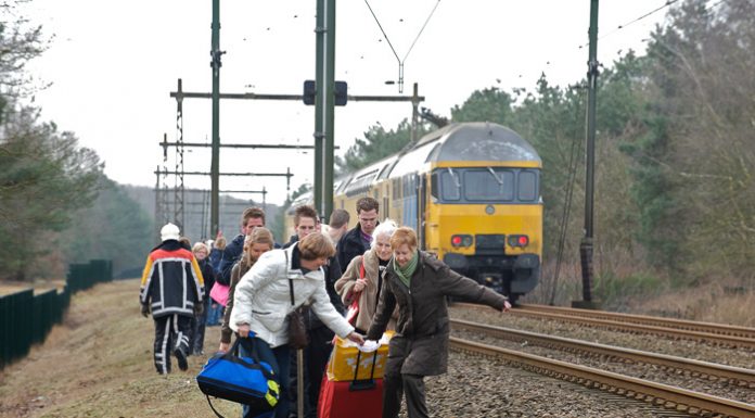 Minder treinen door een defecte trein