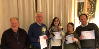 Jubilarissen Harmonie gehuldigd