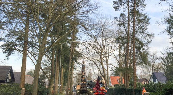 De herinrichting van de Oenenburgweg is begonnen