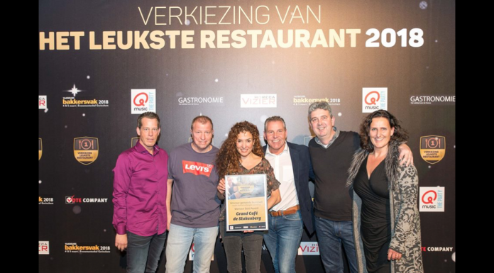Grand Café de Stakenberg wint Golden Award bij Restaurant Verkiezing 2018