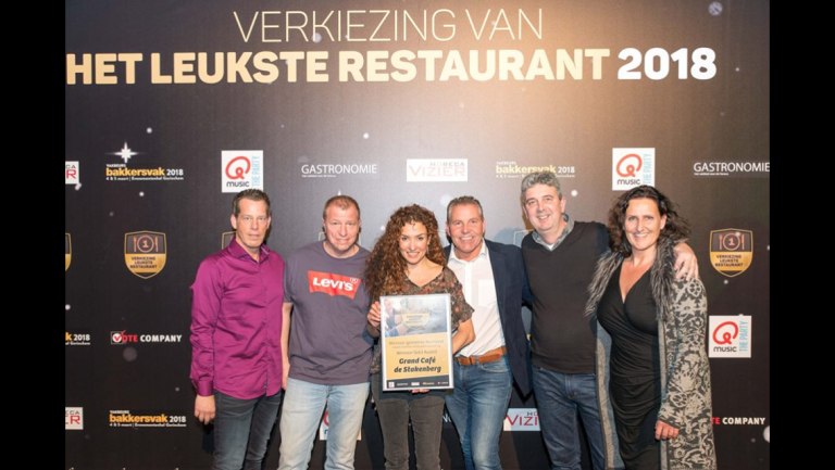 Grand Café de Stakenberg wint Golden Award bij Restaurant Verkiezing 2018