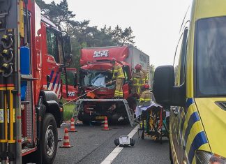 Weer ernstig ongeval met vrachtwagen op de A-28