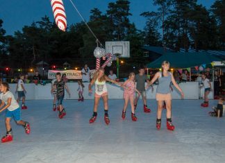 Schaatsen compleet met warme chocomel