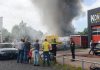 Grote uitslaande brand bij Stella fietsen