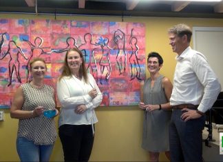 Onthulling Keiler kunstwerk bij De Burele Accountants