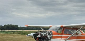 Sportvliegtuigje in de problemen boven Nunspeet