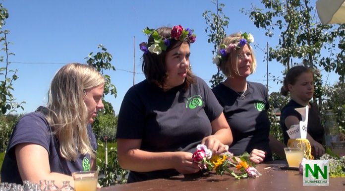 Hulpboeren in actie op De Grote Wiede
