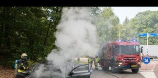 Auto totaal uitgebrand