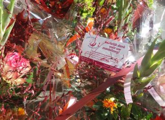 Bloemen voor de mantelzorgers