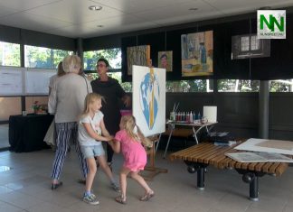 De Nunspeetse School presenteert ideeën voor kunst op het Transferium