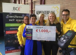 Cheque van duizend euro voor Philadelphia