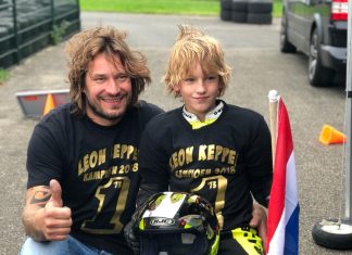 Leon Keppel Nederlands Kampioen Pocketbike junioren 2018