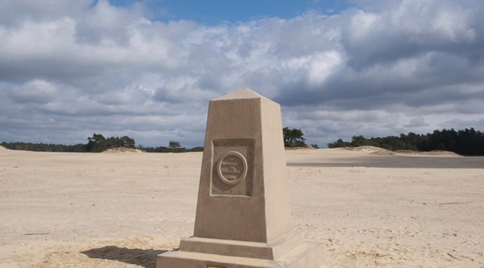 Monument op het Hulshorsterzand gaat verdwijnen