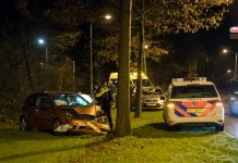 Automobiliste gewond bij eenzijdig ongeval