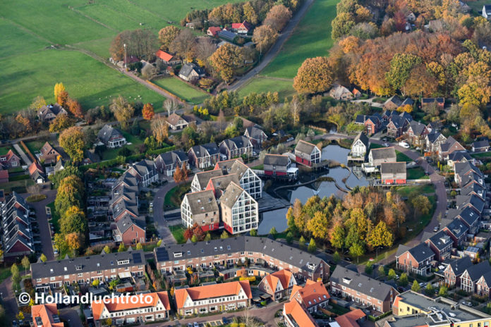 Buntehof Nunspeet uit de lucht