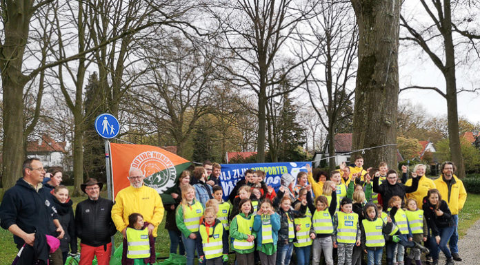 Gemeentebelang en Scouting ruimen zwerfafval op