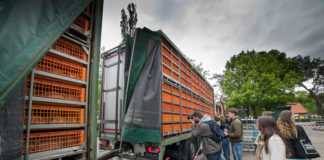 Protest bij GPS Nunspeet