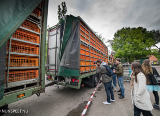 Protest bij GPS Nunspeet