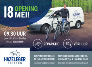 Opening Hazeleger fietsen in Vierhouten