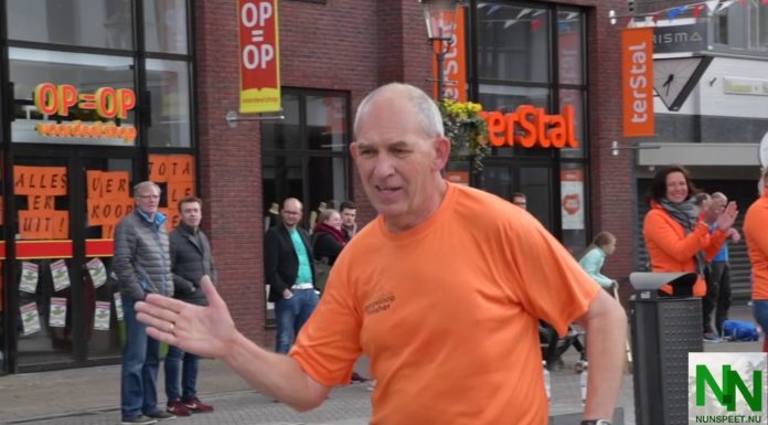 166 deelnemers aan start bij de Oranjeloop