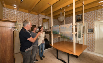 Mini-expositie in de antieke heerd