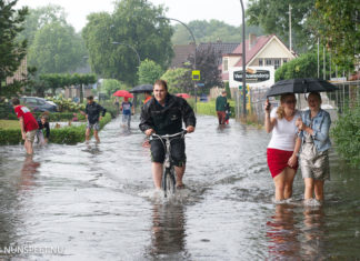 Wateroverlast in Elspeet