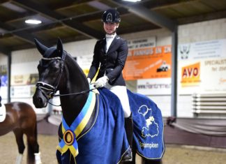 Knappe prestaties van de dressuurruiters van de Nunspeetse Ruiterclub