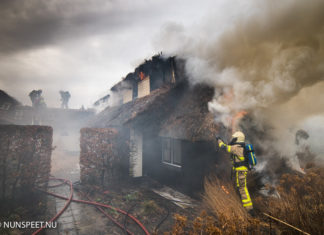 Brand aan de Brandsweg in Hulshorst