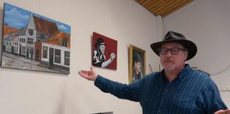 Expositie werken van Bart Buurkes in dorpshuis Horsterhoek