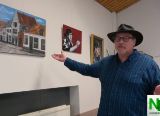 Expositie werken van Bart Buurkes in dorpshuis Horsterhoek