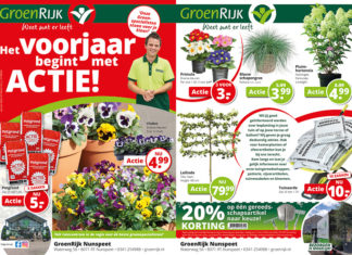 Het tuinseizoen is weer van start bij GroenRijk Nunspeet