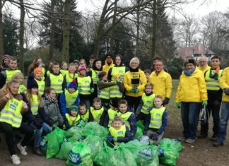 Gemeentebelang organiseert ook dit jaar weer de supporter van schoon actie.