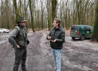 Gemeentebelang op pad met Staatsbosbeheer