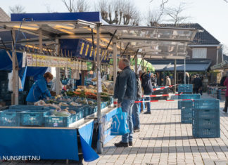 Weekmarkt in afgeslankte vorm