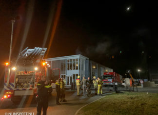 Loos alarm industriebrand op bedrijventerein De Kolk