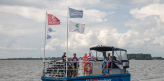 Tweede fietspontje in de vaart