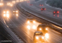 Twee Nunspeters zitten vast na wilde capriolen op de A-28