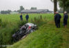 Auto in de sloot