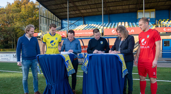 Stella hoofdsponsor van Voetbalvereniging Nunspeet