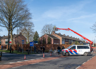 Schoorsteenbrand aan de Oenenburgweg