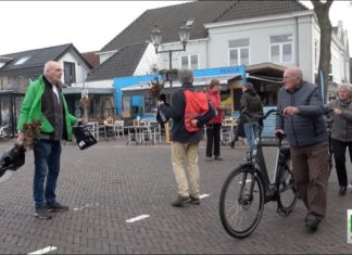 Verkiezingsmarkt in het centrum