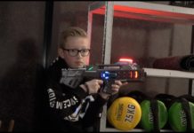 Lasergamen in de sportschool