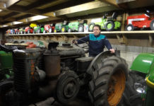 Eduard de Bruin verzamelt tractoren