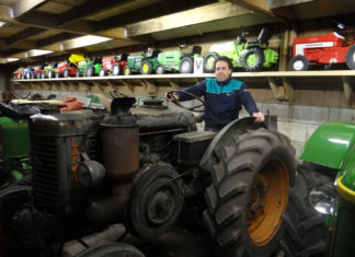 Eduard de Bruin verzamelt tractoren