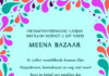 Vrouwenvereniging Ladjna Ima’illah nodigt u uit voor de Meena Bazaar