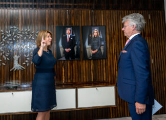 Celine Blom waarnemend burgemeester van gemeente Nunspeet