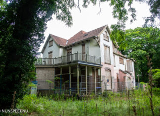 Villa Kraijenhorst is het enige gebouw dat er nog rest op Landgoed Erica