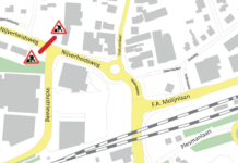 Omleiding verkeer Nijverheidsweg