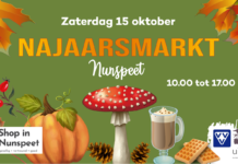 15 oktober Najaarsmarkt in het centrum van Nunspeet